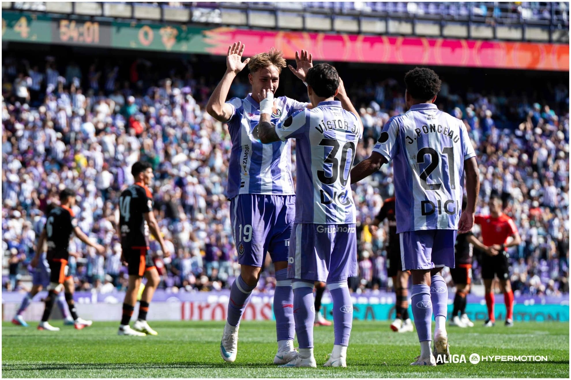 Goleada pucelana por 5-0 diez años después