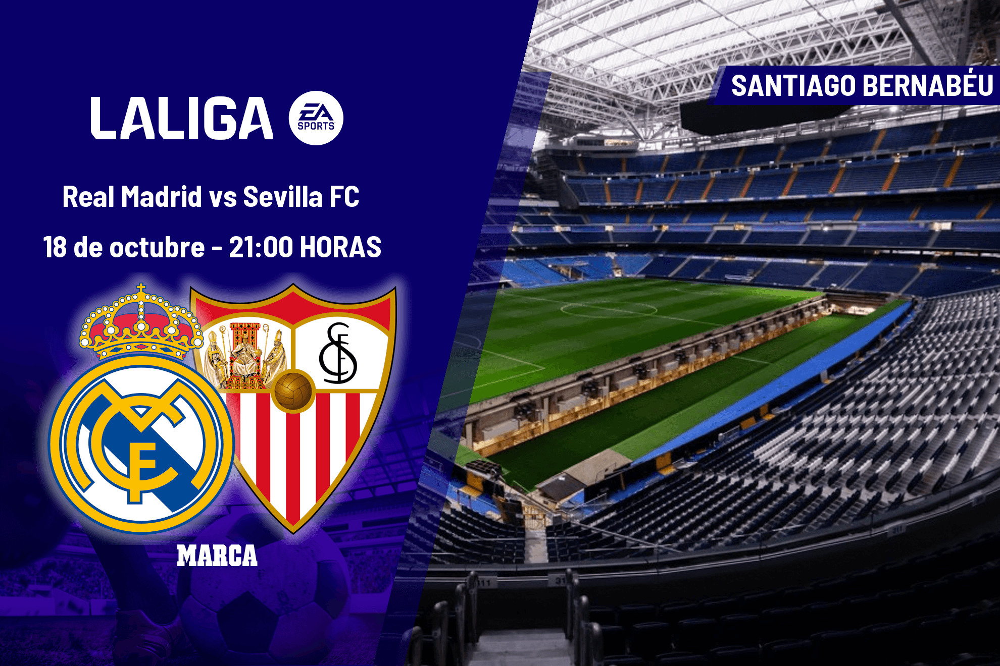 Real Madrid - Sevilla FC: horario, dónde ver en TV y canal del partido de LaLiga EA Sports
