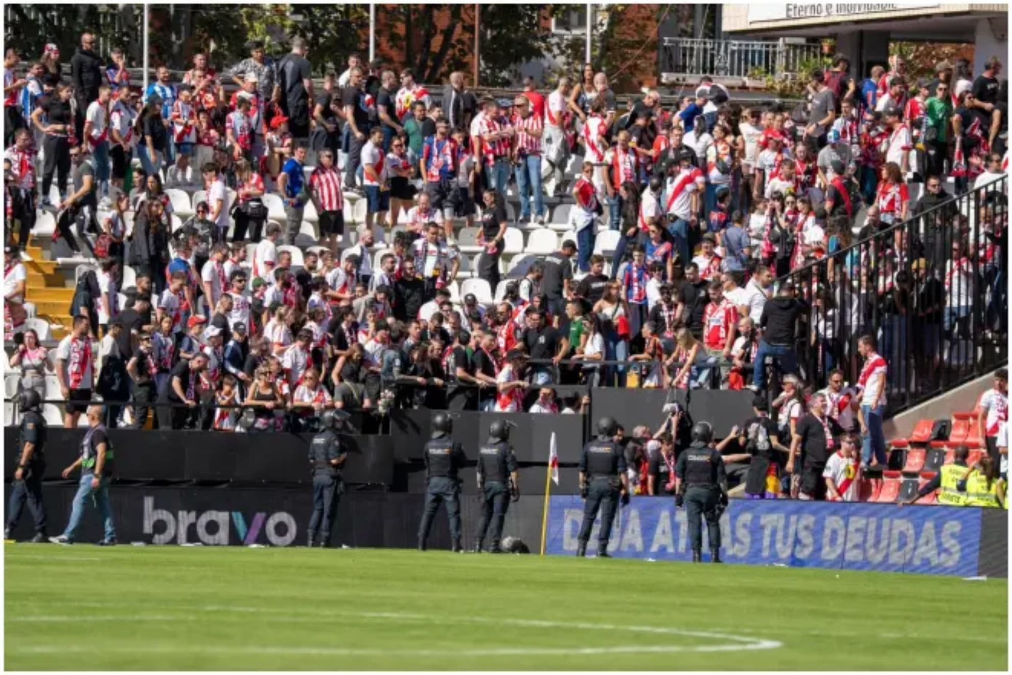 Los aficionados del Rayo demandan a la RFEF por el cierre del fondo de Vallecas