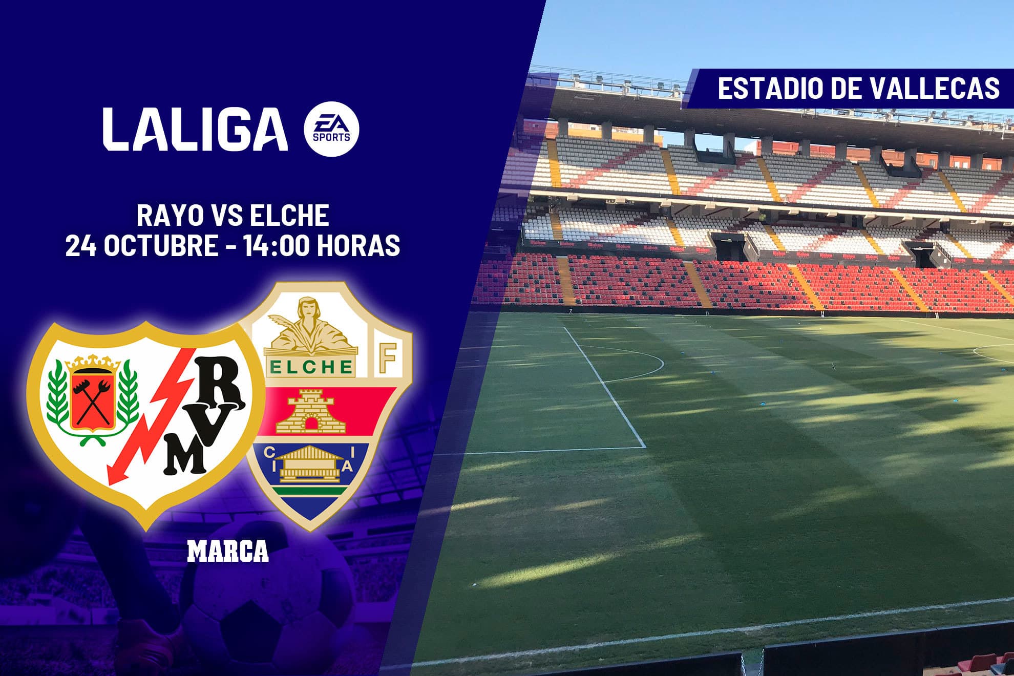 Rayo - Elche | Un ojo en el césped y otro en la grada: previa, análisis, pronóstico y predicción