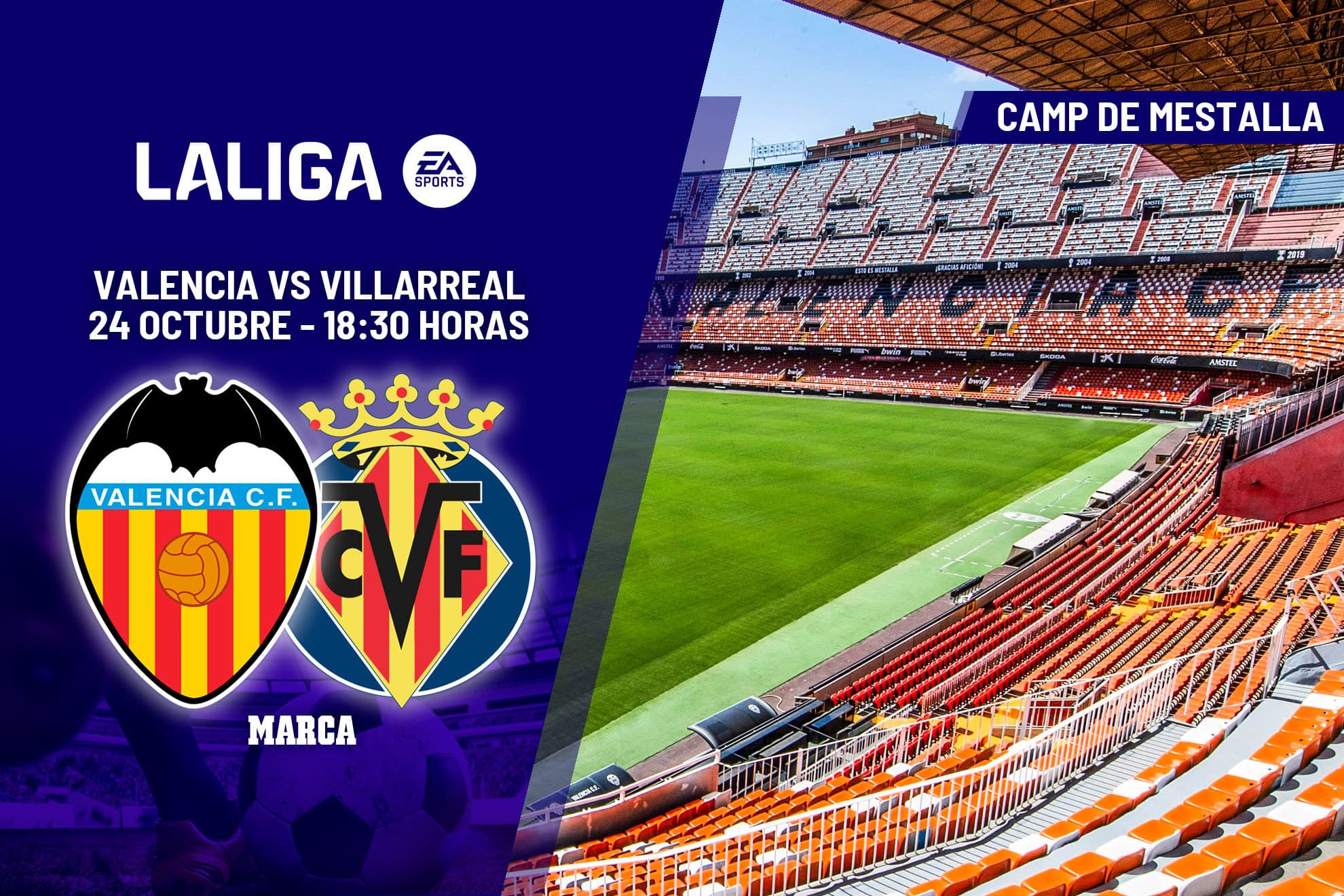 Valencia - Villarreal | Un derbi para empezar a sonreír: previa, análisis, pronóstico y predicción