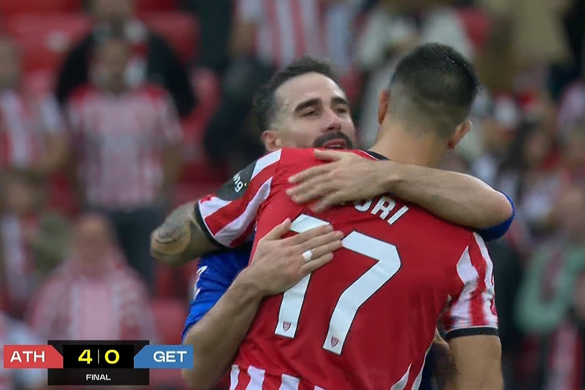 Pitada de San Mamés a Carvajal y abrazo final con Yuri para cerrar el episodio de 2023