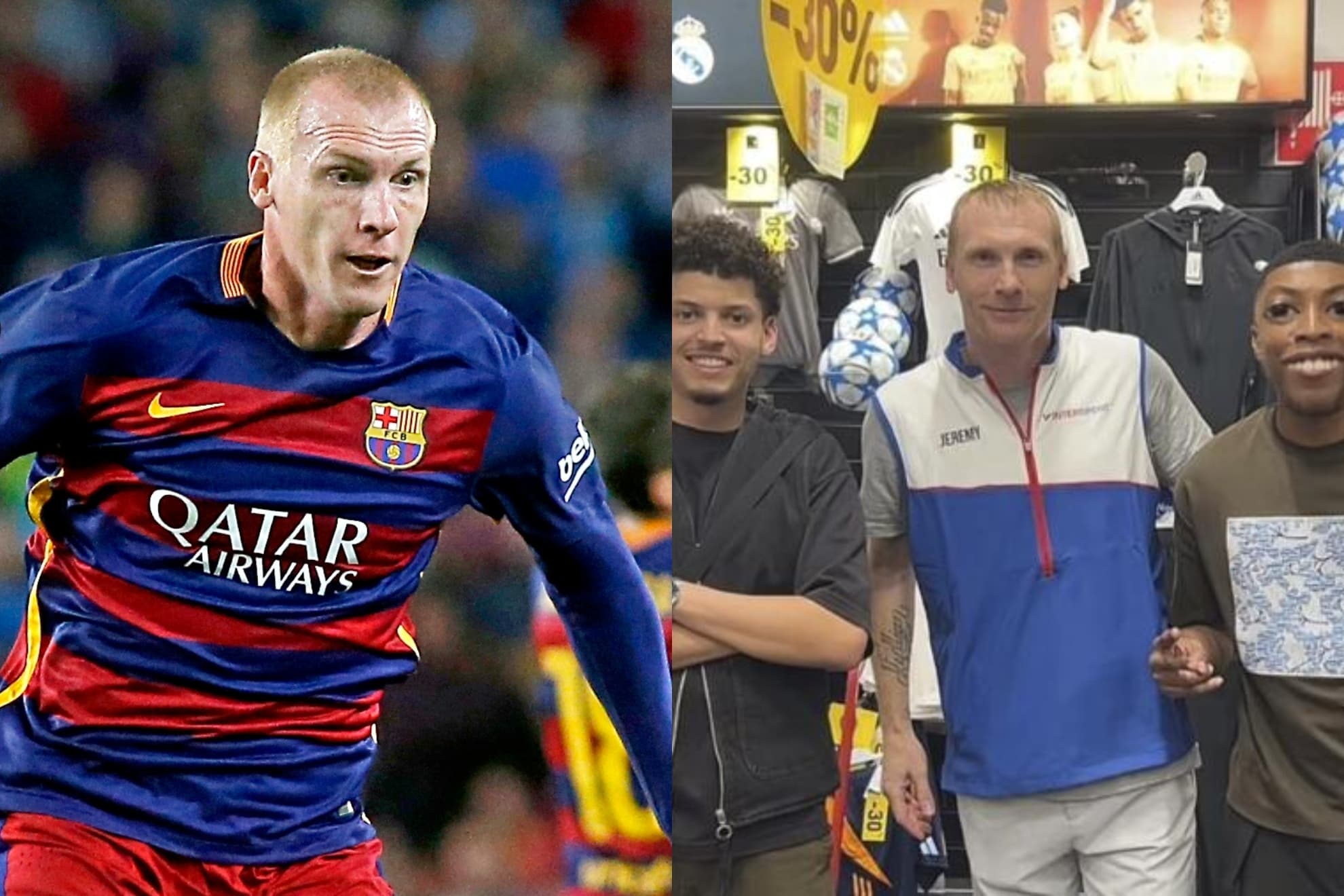 Jérémy Mathieu desvela su depresión: "Estuve en un lado oscuro, trabajar en una tienda me hizo revivir"