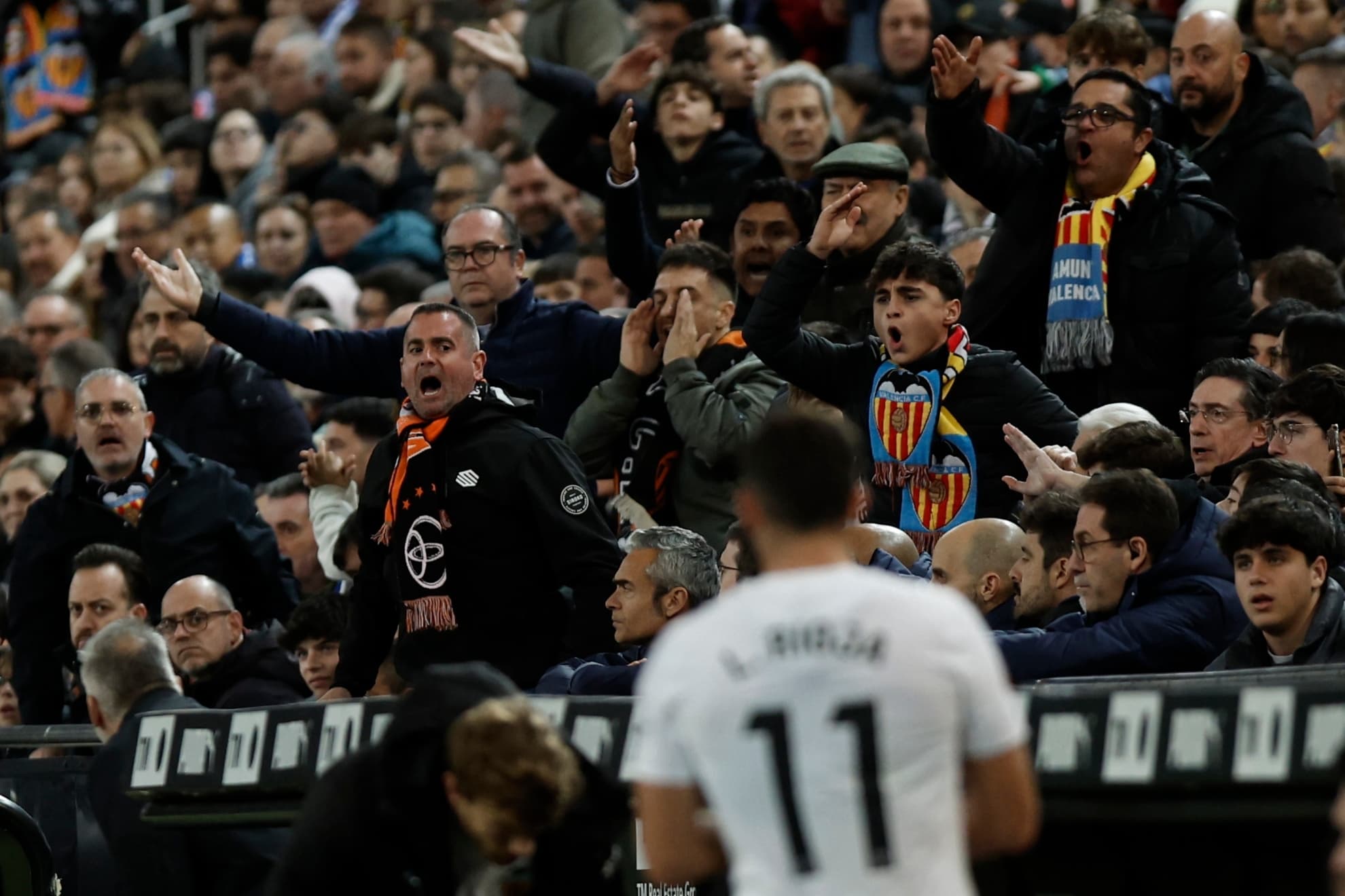 Lleno técnico en Mestalla para recibir al Real Madrid... sin Vinicius